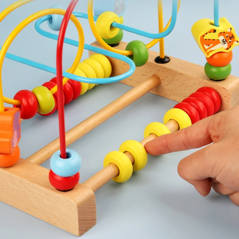 Wooden Beads Roller Montessori Toy X7700