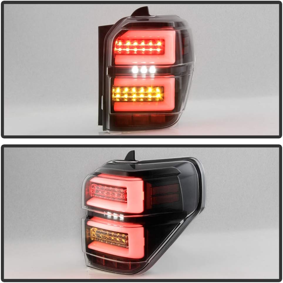 Black Housing Full LED Tube Tail Lights Q586