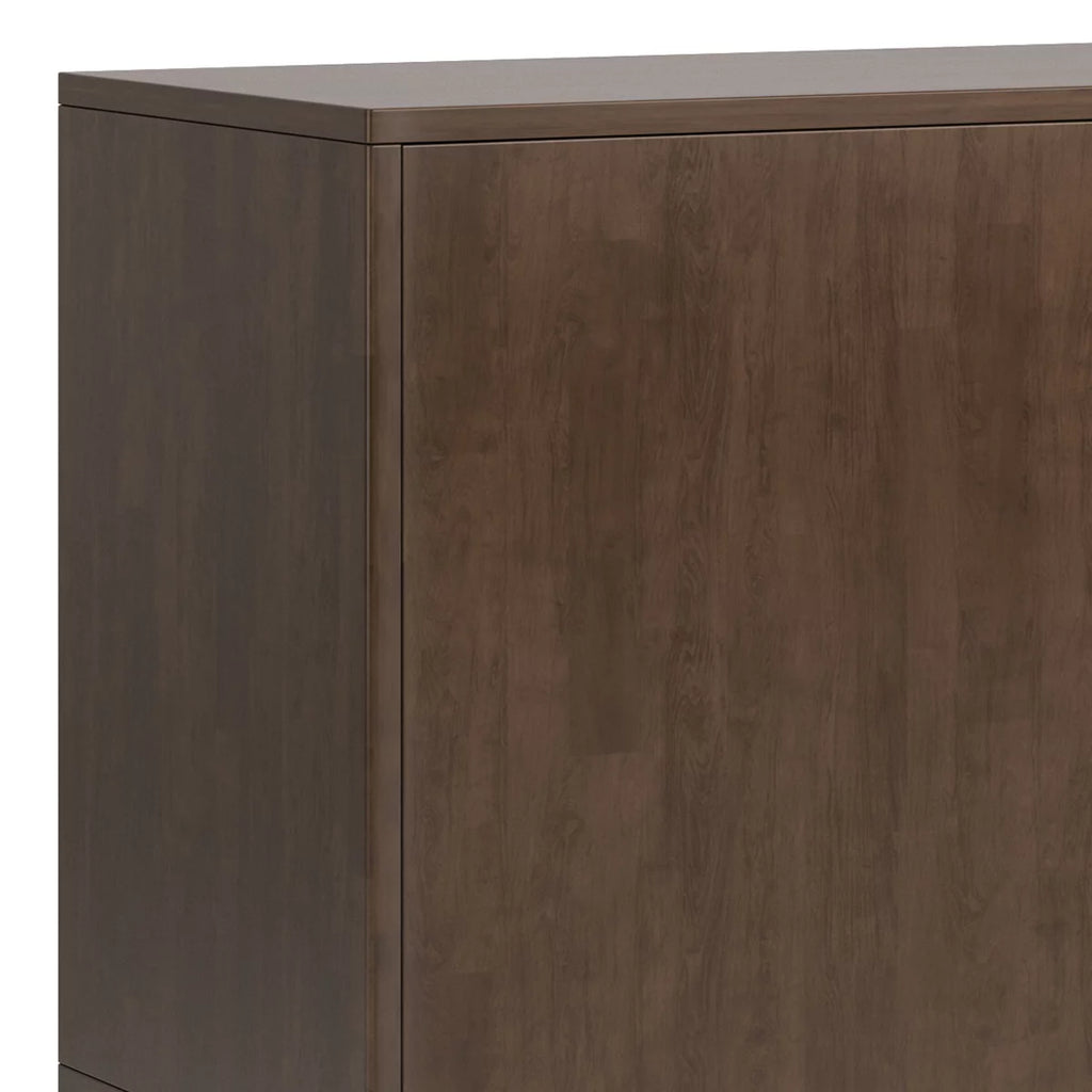 Walnut Brown 60 inch Solid Hardwood Sideboard Buffet V351