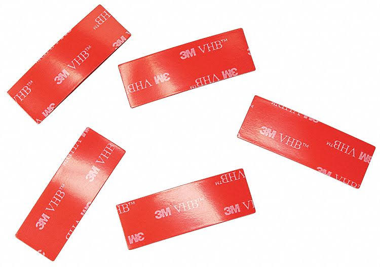 Clear VHB Tape 1 in x 4in (100/Pack) K2388