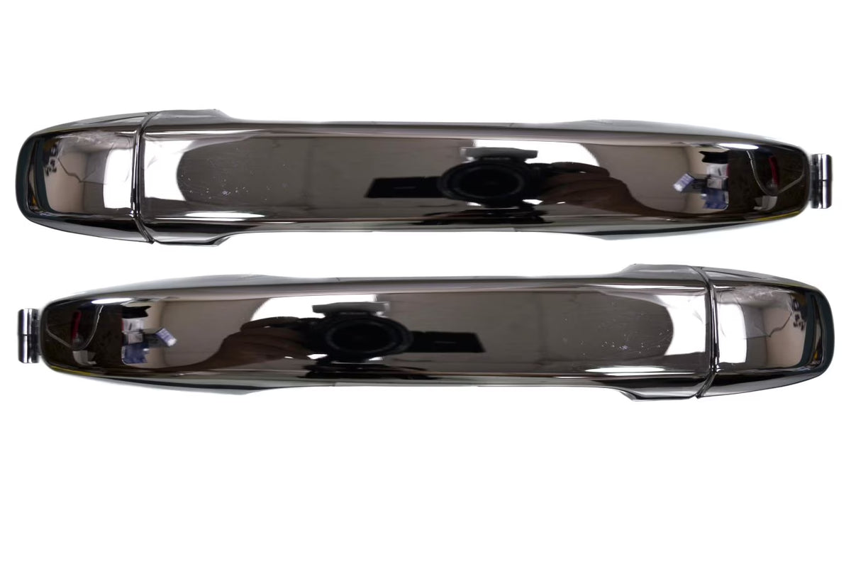 Chrome Exterior Door Handle Pair B2585