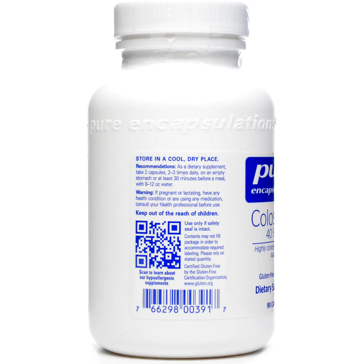 Colostrum 40% IgG 450 mg A579