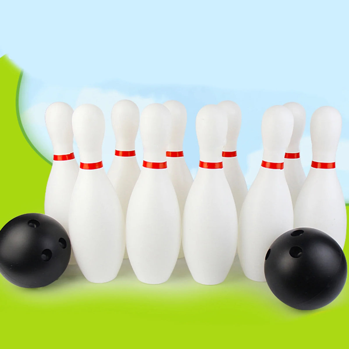 12 Pcs Toddler Kids Bowling Game Set C578924