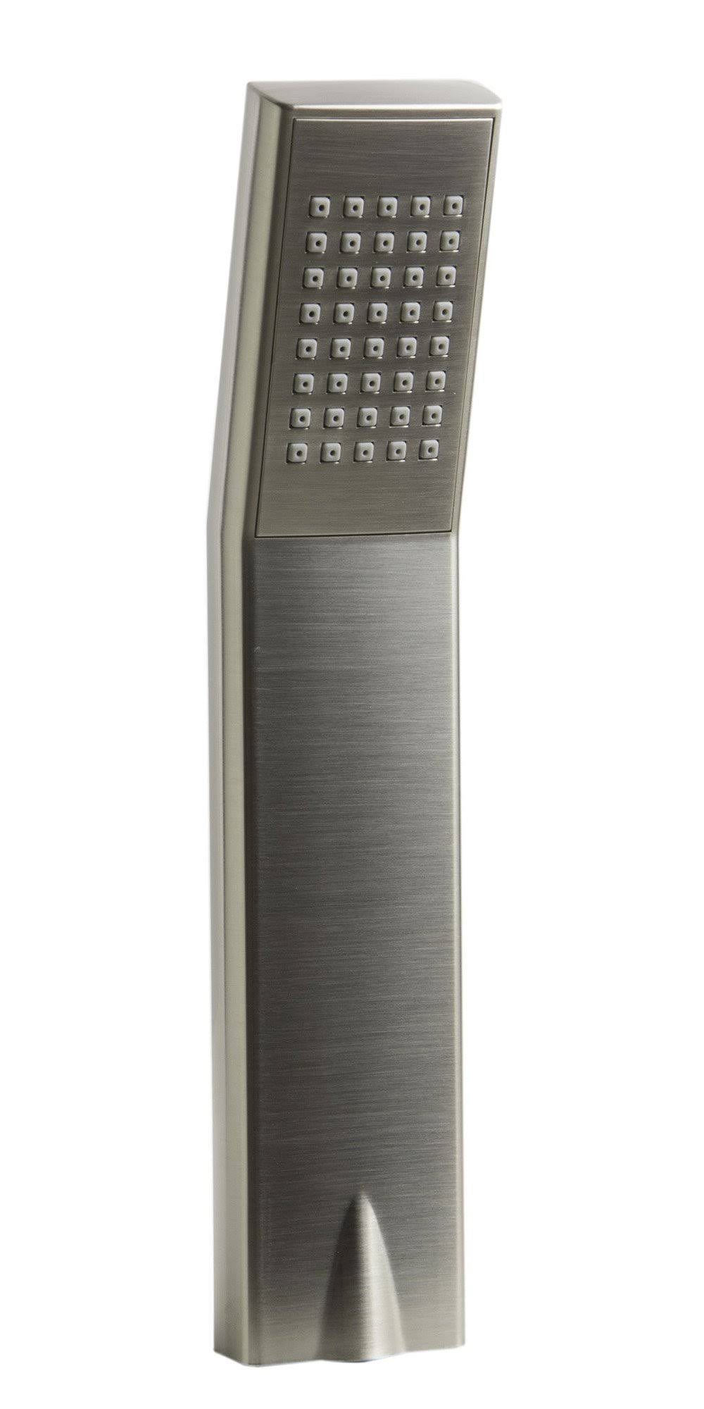 Brushed Nickel Deck Mounted Tub Filler and Hand Held Shower Head L8986