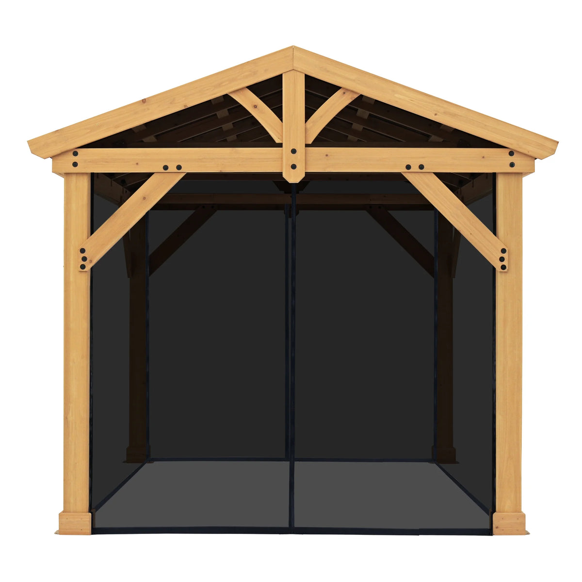 Black Mosquito Screen Mesh Kit for 10’ x 10’ Pavilion I57558