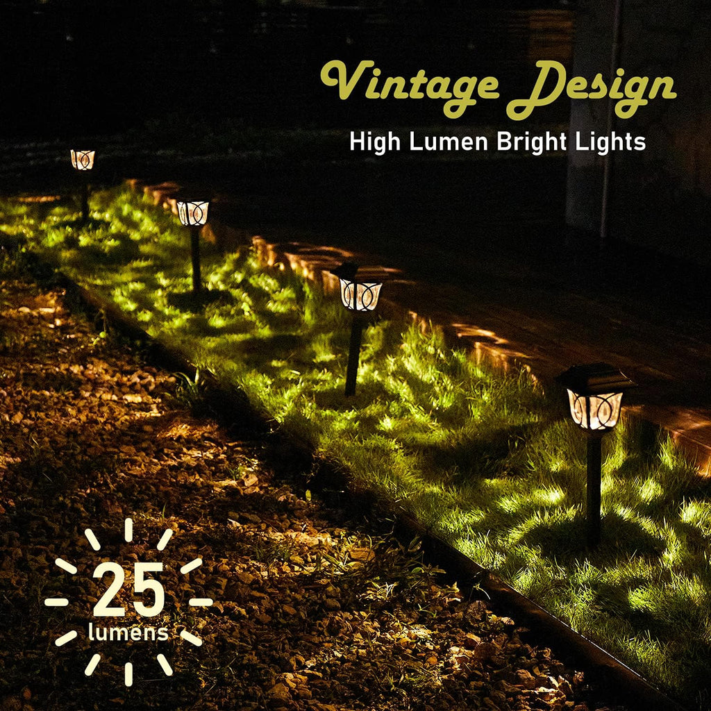 6 Pack Solar Pathway Lights X325
