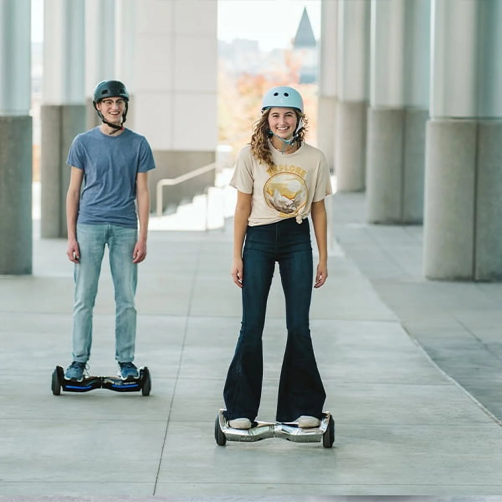 6.5 in LED Wheel Hoverboard, 220 lb Max Weight, Blue M389102