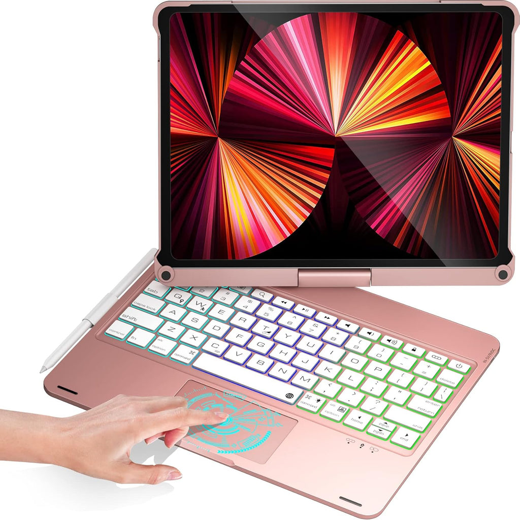 iPad 9th Generation Case with Keyboard and Pencil Holder M5746