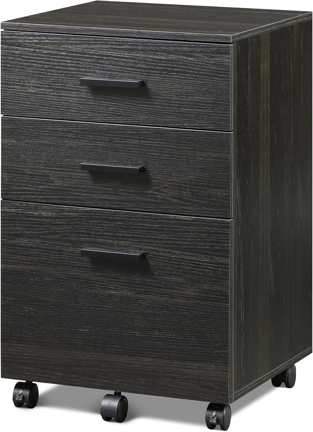 3 Drawer Wood Mobile File Cabinet B6606