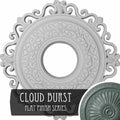 22x22OD x 6 1/4x22ID x 1 3/4x22P Hand-Painted Ceiling Medallion F390500