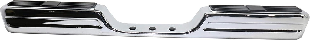 Chrome Step Bumper Face Bar with Step Pad V88754