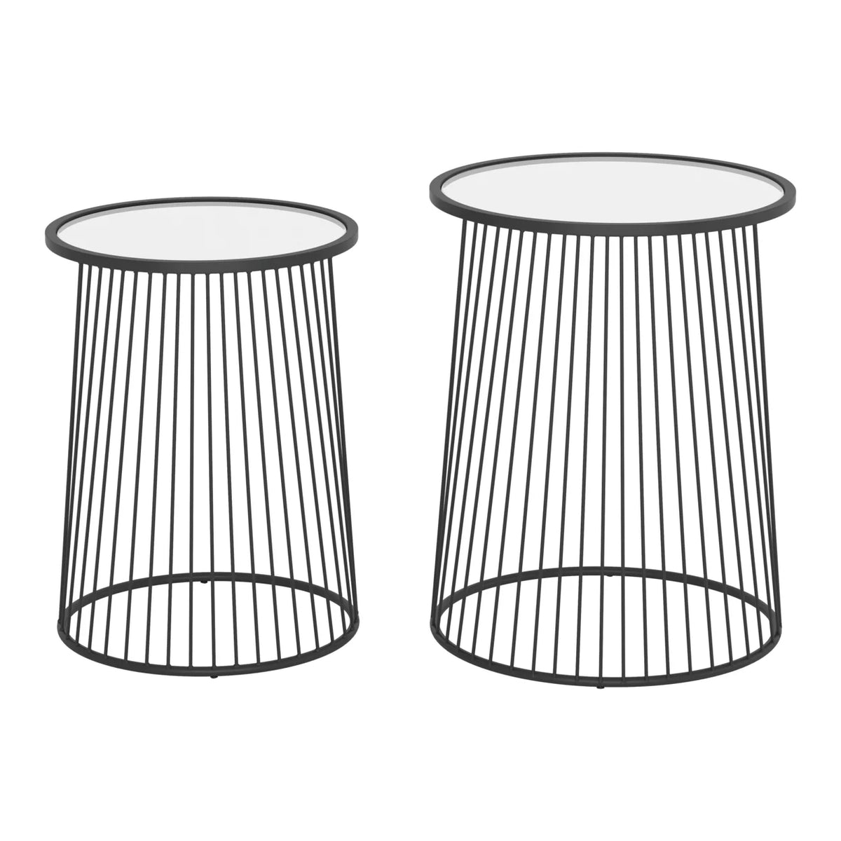 Black Nesting Table Set E45836
