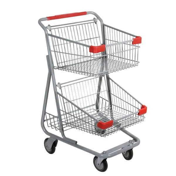 Gray Wire Shopping Cart T720