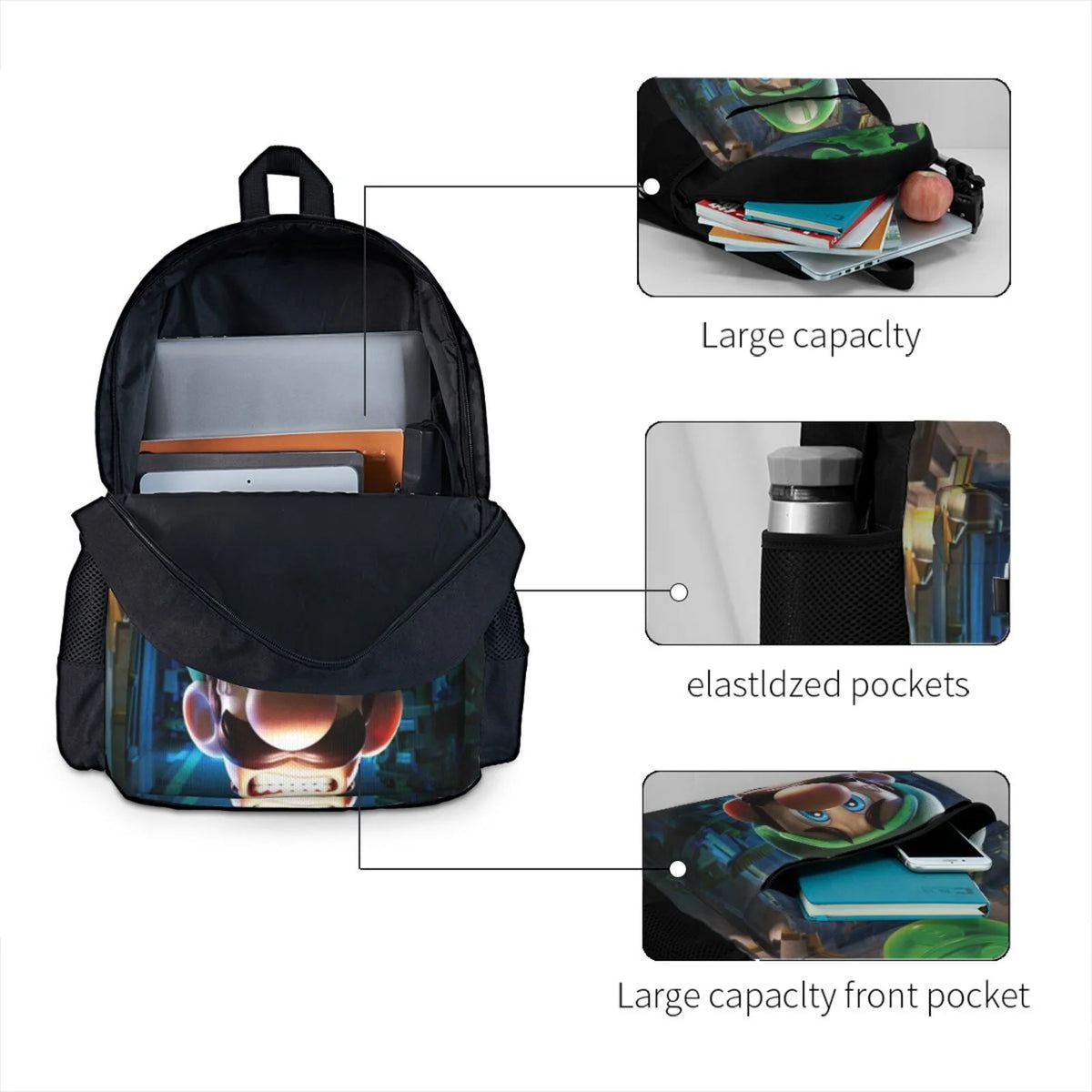 School Bag Backpack Knapsack Rucksack Daypack G52143