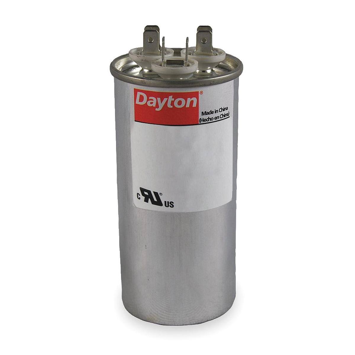Dual Run Capacitor, 80/7.5 MFD, 370V, Round O3921