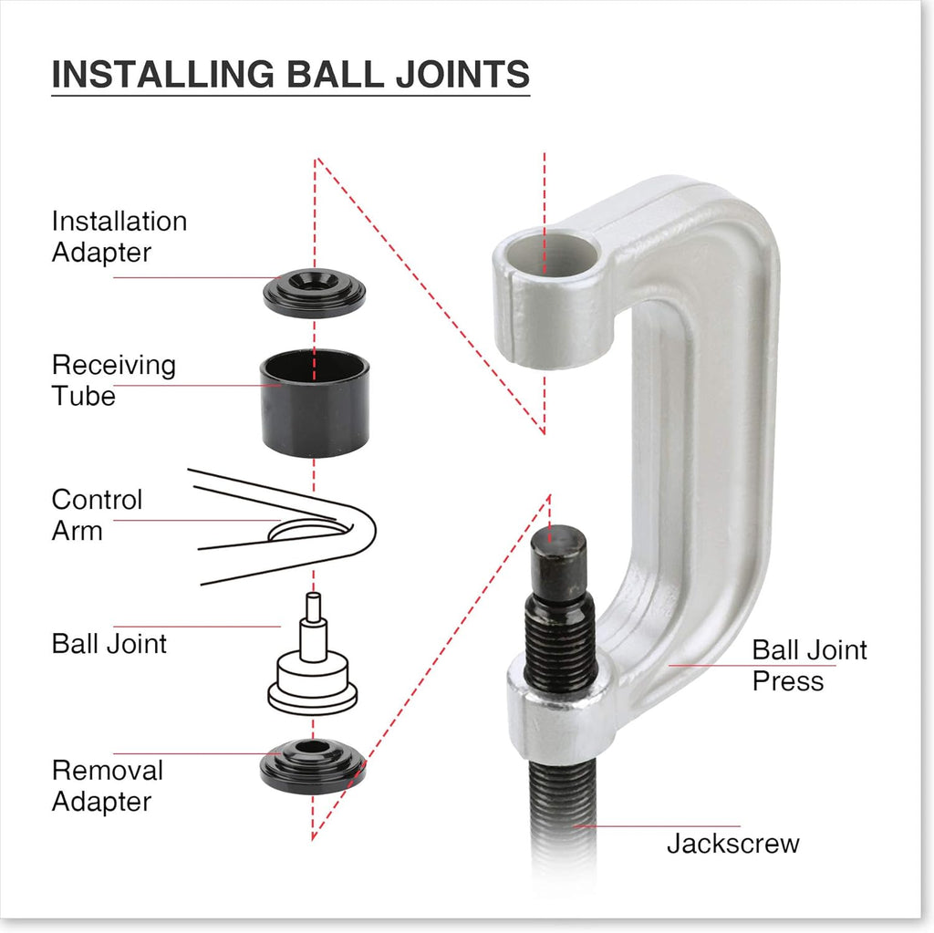 21PCS Ball Joint Press Kit & U-Joint Puller Service Tool Set E247