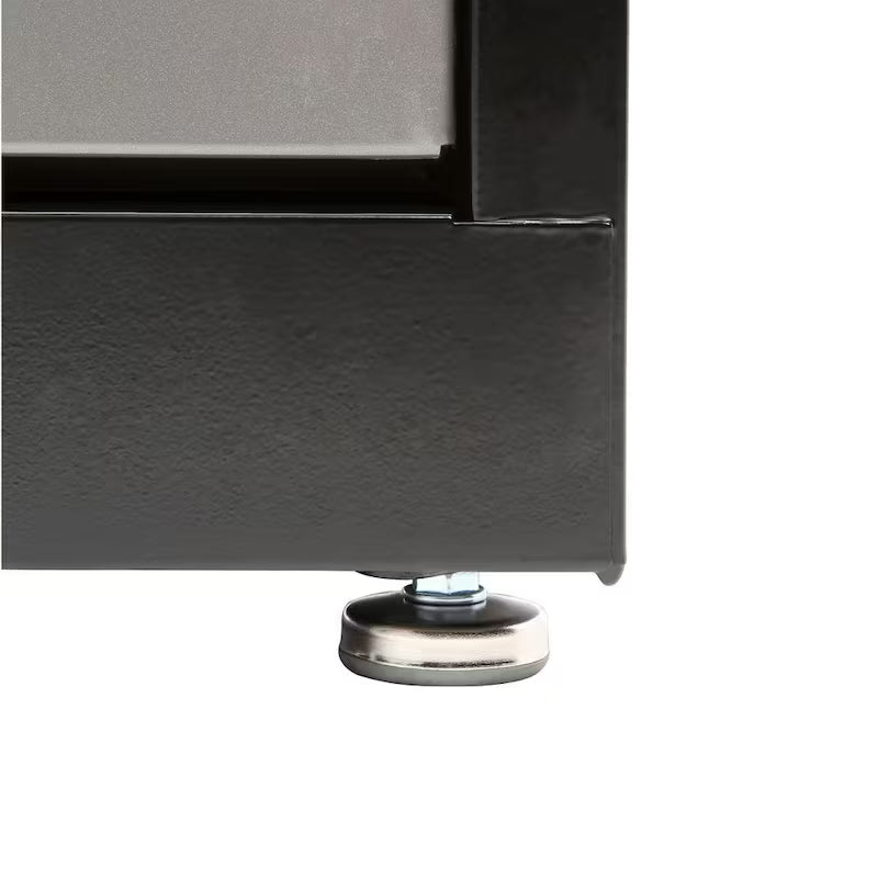 Black and Gray Welded Steel Floor Cabinet N927829