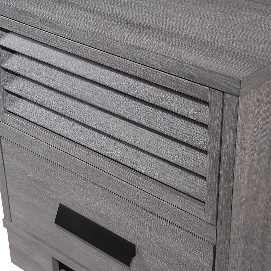 Weathered Grey 5 Drawers Chest M687067