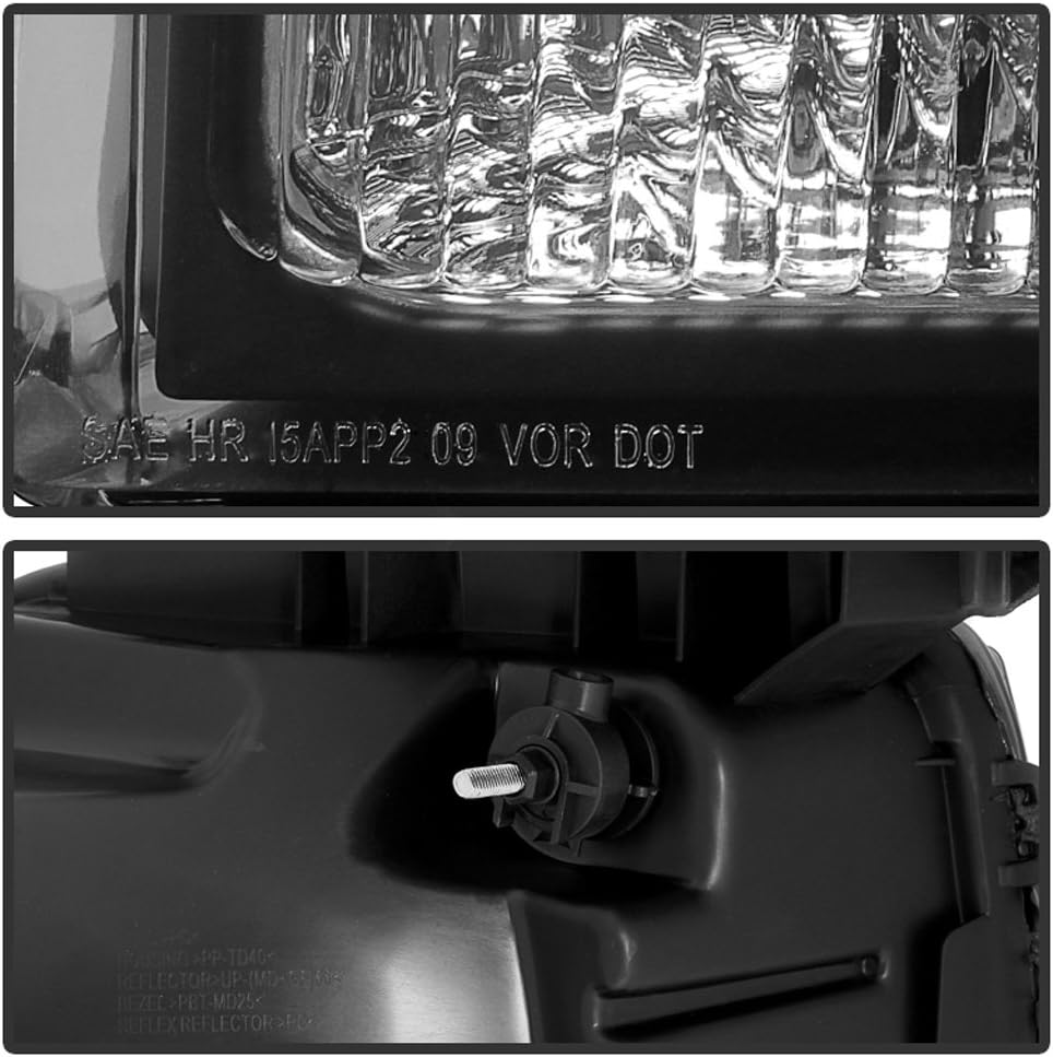 Black Replacement Headlights Driver + Passenger Side B167