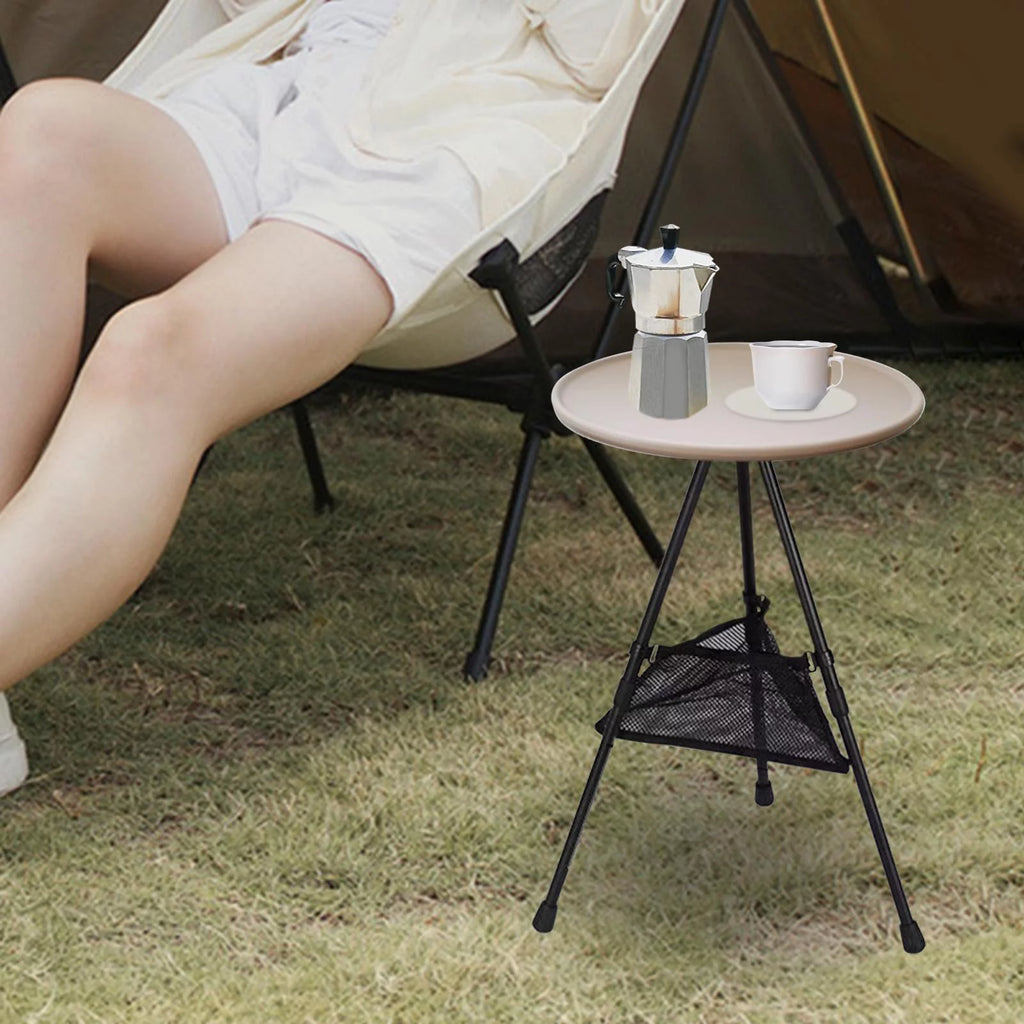 Folding Camping Table with Mesh Pocket R92997