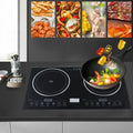 Electric Induction 2 Burner Ceramic Cooktop V866