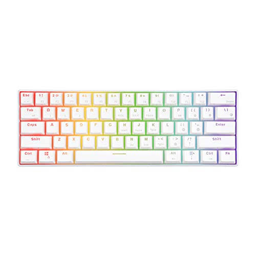 61 Keys RGB Hot Swappable Red Switch Mechanical Keyboard Z129