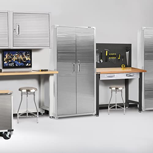 Solid Steel Lockable Metal Storage Cabinet with Adjustable Shelves U4473