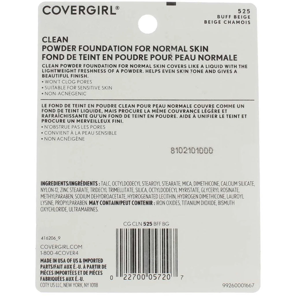 Buff Beige Powder Foundation 0.41 oz Pack of 4 U309463