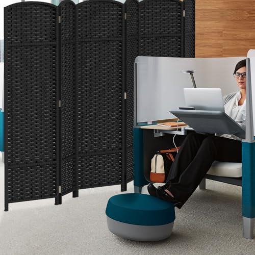Brown 4 Panel Room Divider S6609