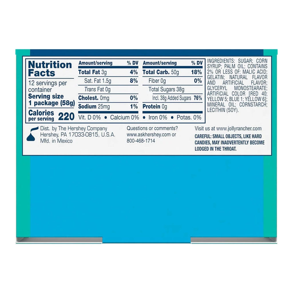 Assorted Fruit Flavored Chews 2.06 oz 12 Count N2162