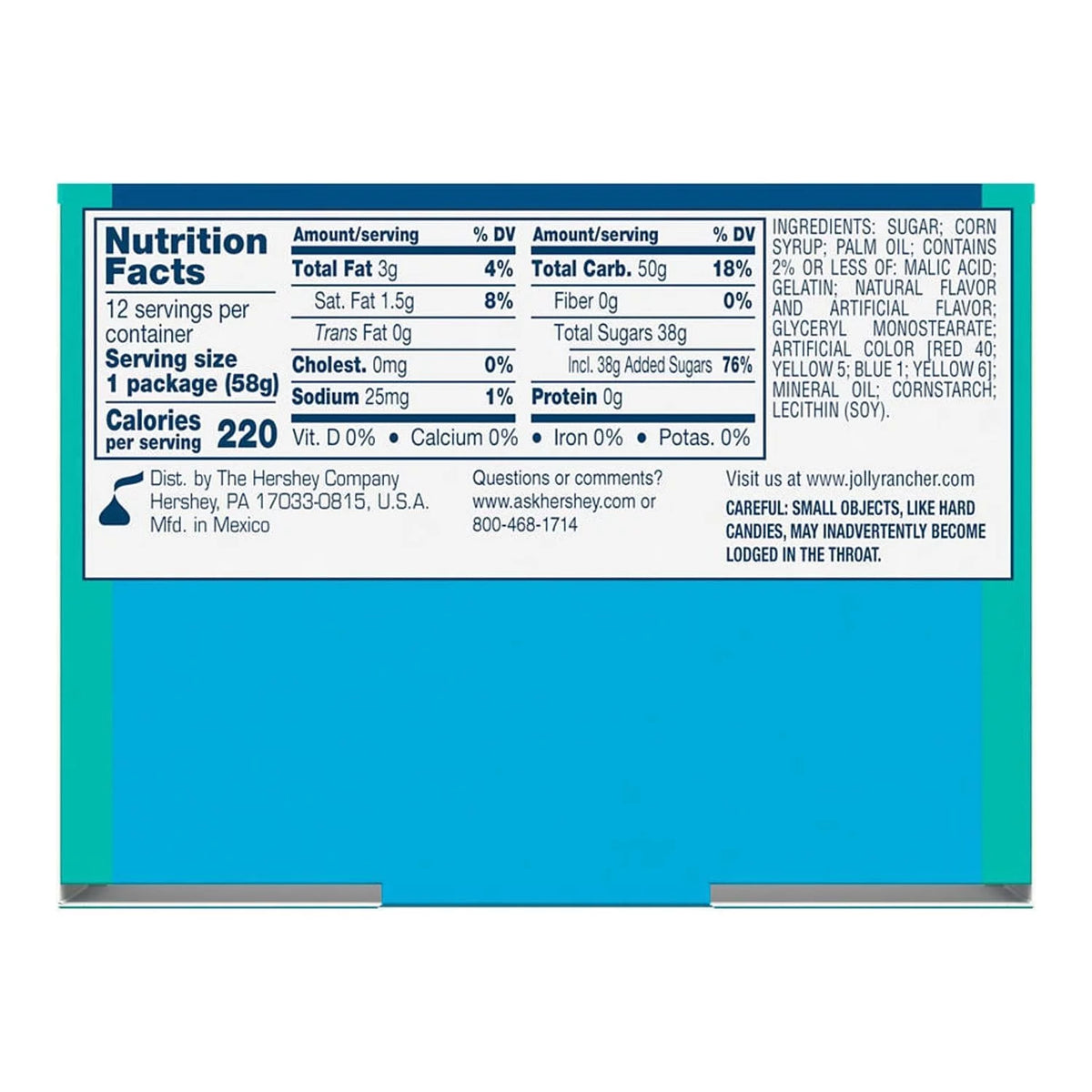 Assorted Fruit Flavored Chews 2.06 oz 12 Count N2162