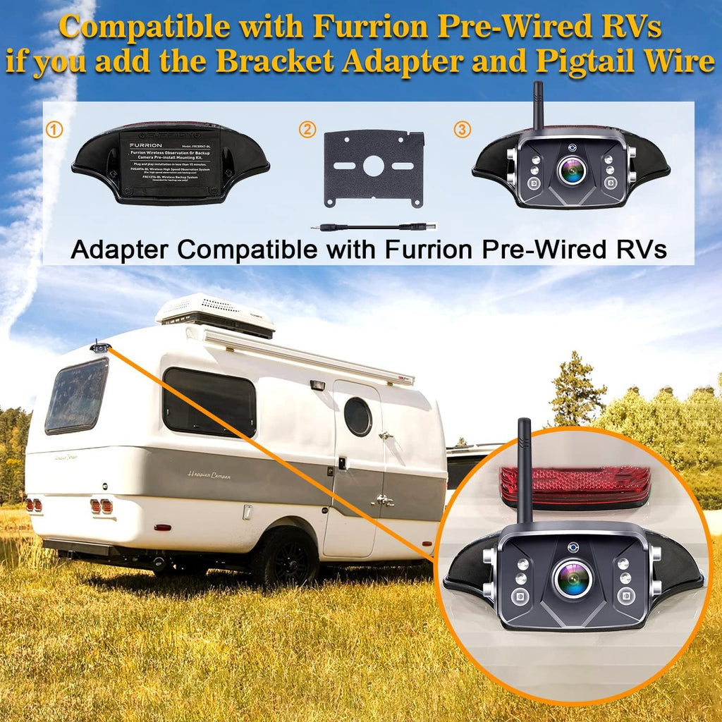 HD 1080P Digital Wireless Backup Camera with 7 Inch DVR Monitor E351168