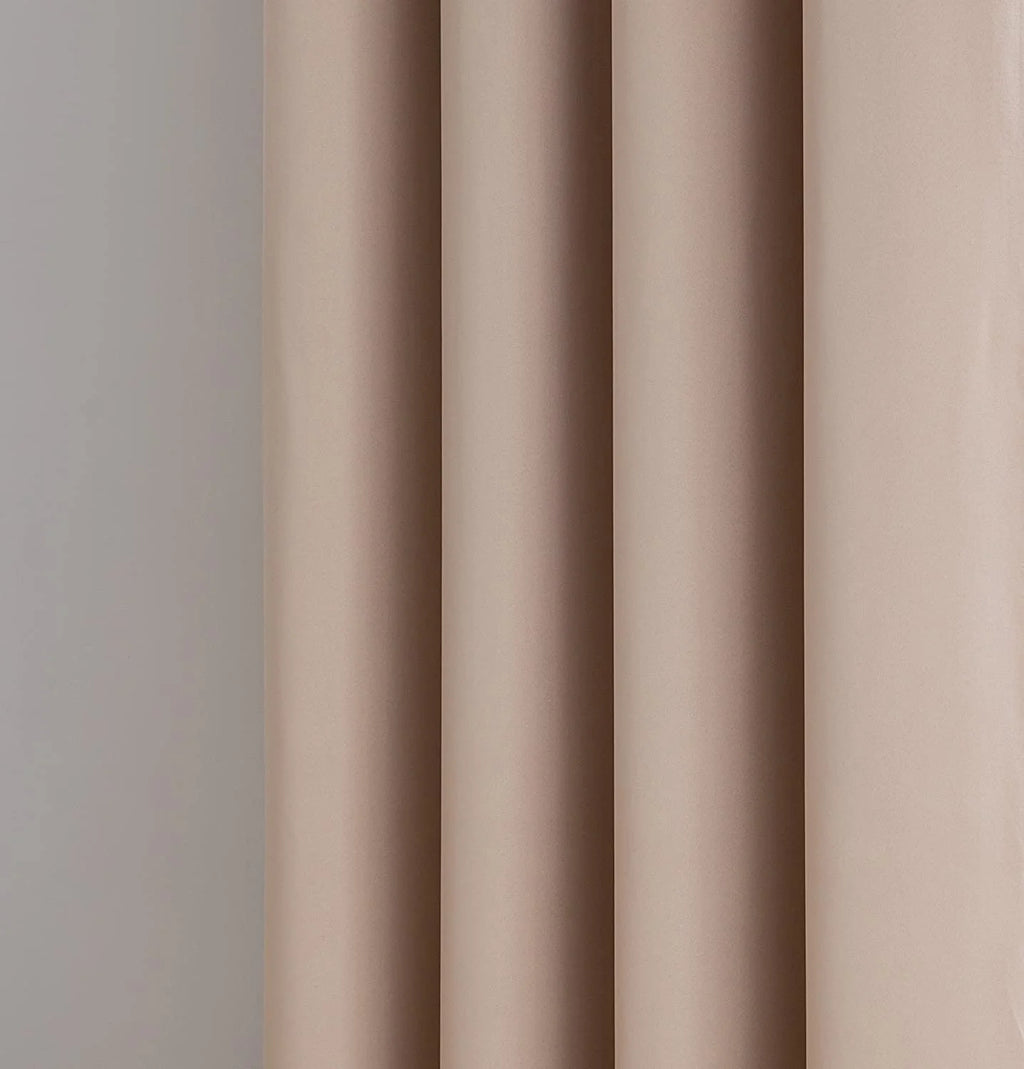 Taupe Thermal Insulated Blackout Curtain 102" x 84" E135