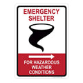 Emergency Shelter Sign X5955