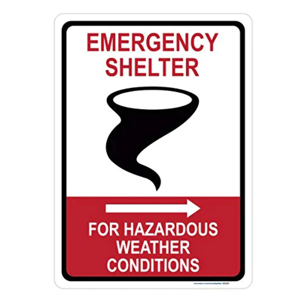 Emergency Shelter Sign X5955