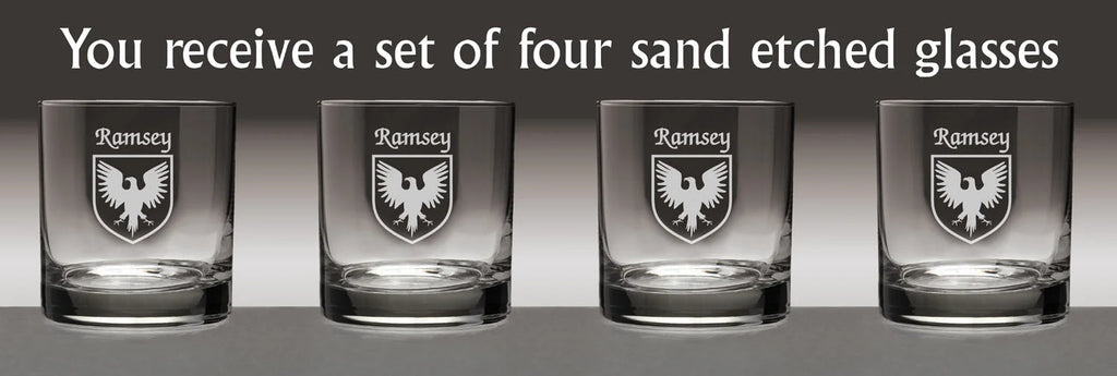 Irish Coat of Arms Tumbler Glasses Set of 4 L84647