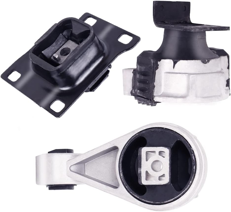 Engine Motor & Transmission Mount Kit 3pcs Compatible with 2005 2006 2007 Ford Focus 2.0L G887297
