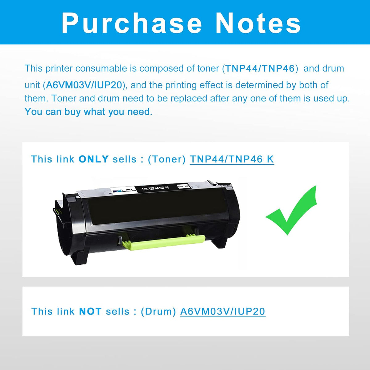 Compatible Toner Cartridge Replacement 1-Pack Black R597572
