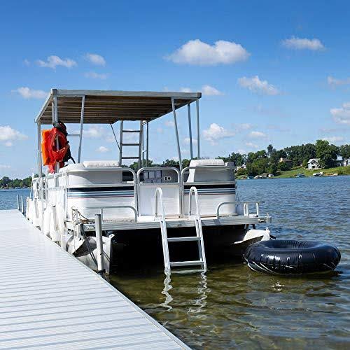 Heavy Duty Aluminum 4 Step Removable Boarding Ladder E241483