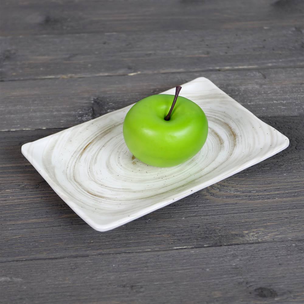 Rectangular Melamine Plate - 6/Case J3789