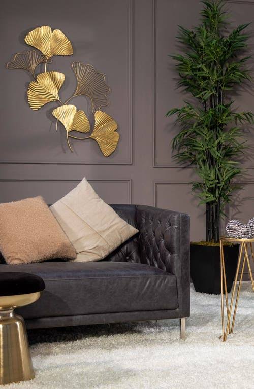 Gold Metal Petal Wall Decor J9453