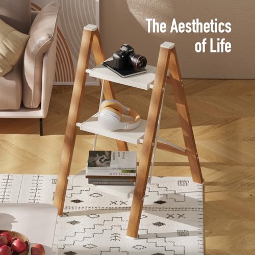 Lightweight Aluminum Folding Step Stool with Anti-Slip Pedals, 330 lbs Capacity C803688
