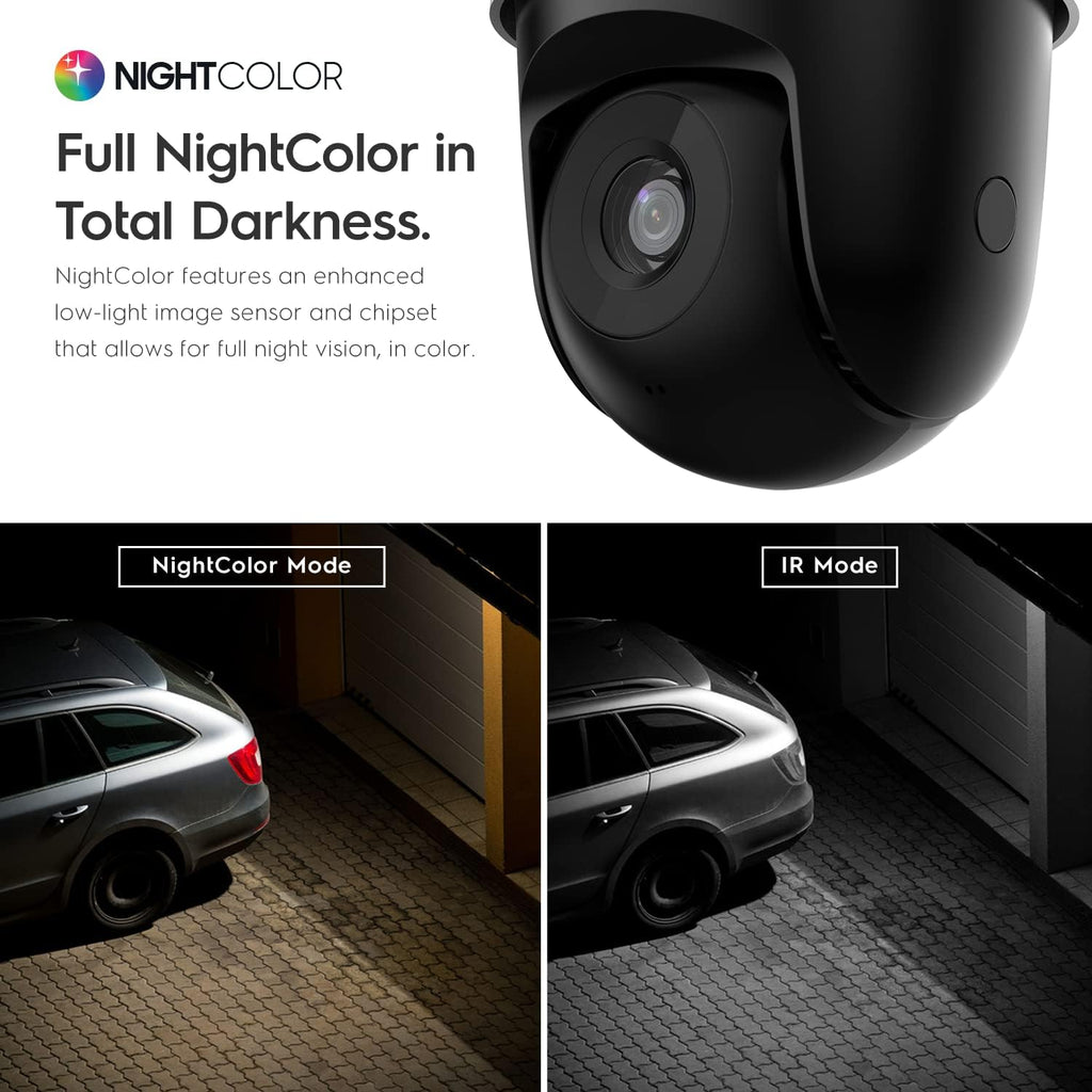 5MP Mini Outdoor WiFi Security IP Camera with Two-Way Audio and Full Color Nightvision L4518