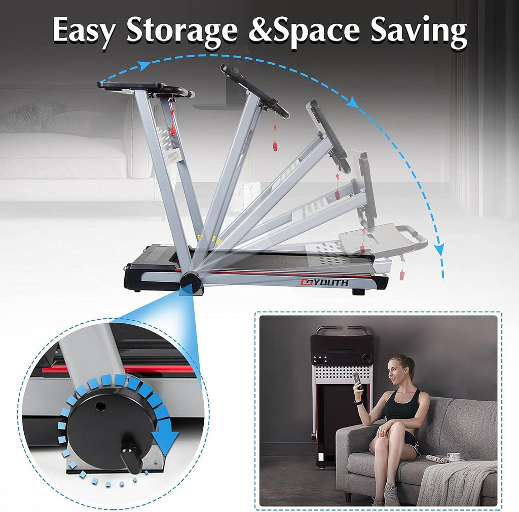 2.25HP Electric Folding Treadmill with LED Display N9214