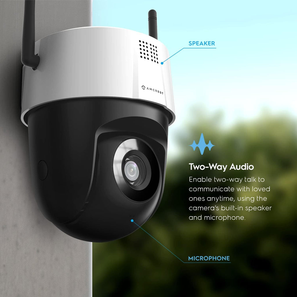 5MP Mini Outdoor WiFi Security IP Camera with Two-Way Audio and Full Color Nightvision L4518
