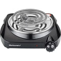 Black Single Coiled Electric Hot Plate N217