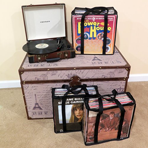 Vinyl Record Storage Cases 6 Pack Clear PVC Z3200