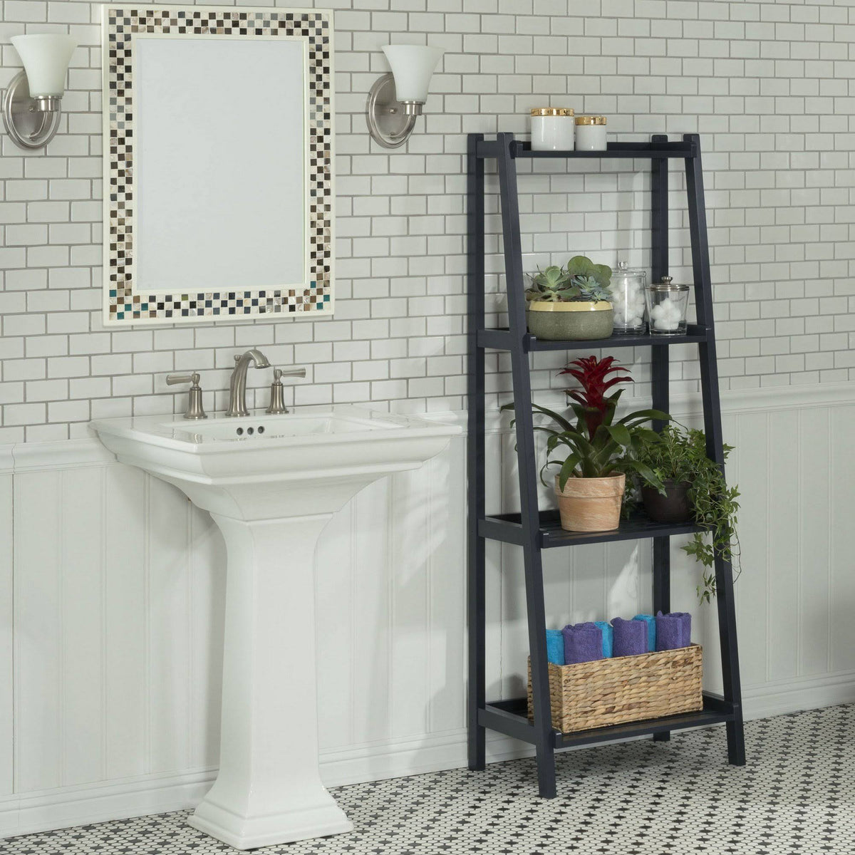 4 Shelves Bookcase in Graphite W375215