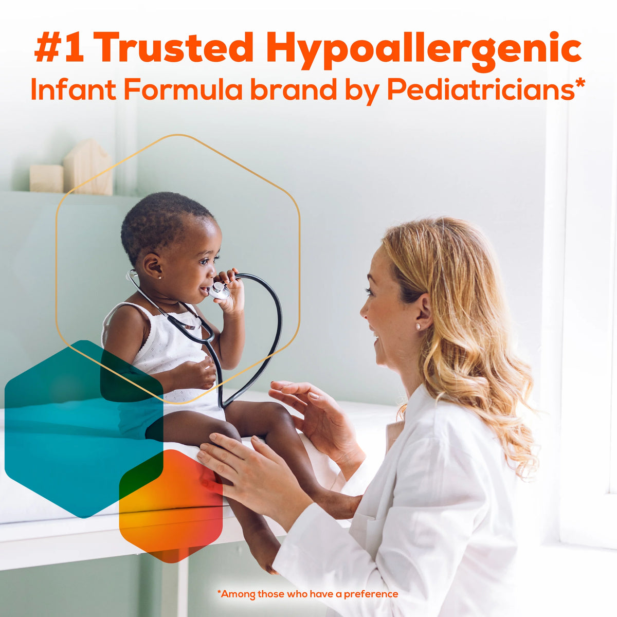 Hypoallergenic Lactose Free Infant Formula Powder Can, 27.8 Oz X7270
