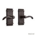 Solid Bronze Privacy Door Lever Set X503